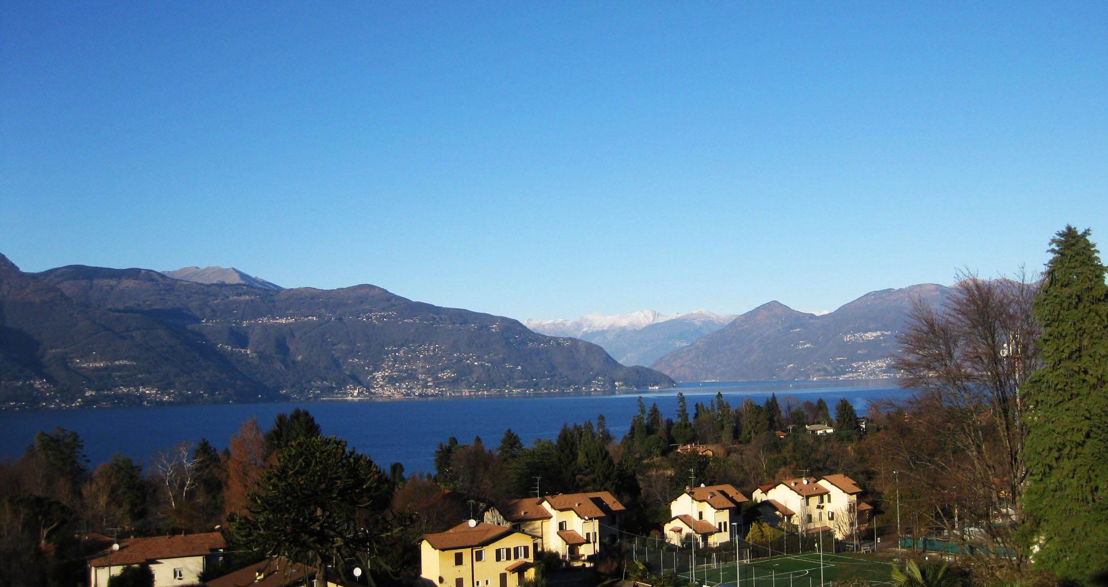 Visuale panoramica del lago